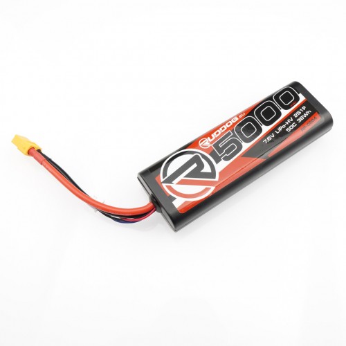 Ruddog Pacco Batteria LiPo HV Hard Case 5000mAh 50C 7,6V