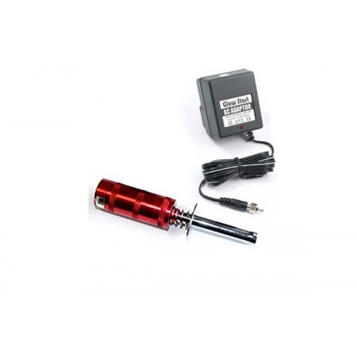 Fastrax Alu Metered Glow Starter 2100mAh w/220V Charger