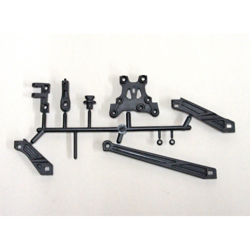 E2148 Mugen MBX8 Tension Rod, Body Mount, Front Upper Plate